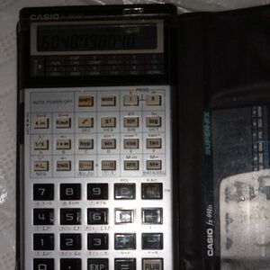 BUNDLE Please@  Casio Black and White Scientific Calculator with Cover
